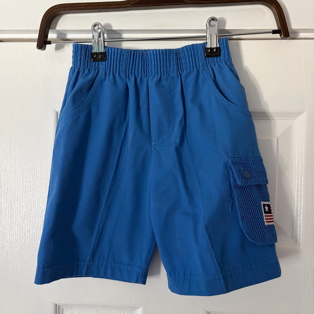 U.S. Polo Assn. Blue Elastic Waist Shorts Size‎ 4T EUC